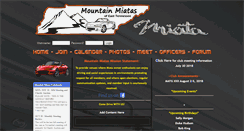 Desktop Screenshot of mountainmiatas.com
